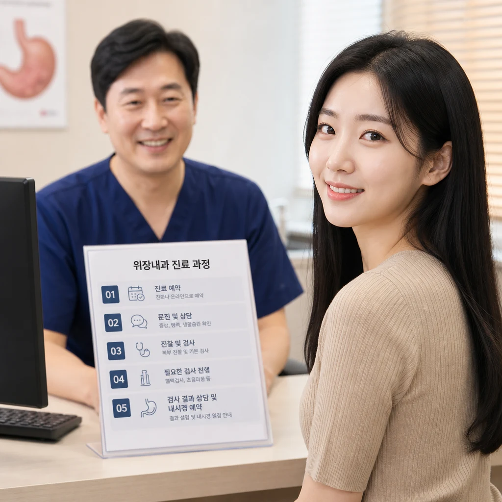 대구에서 소화기내과 진료를 받으려면 어떤 절차가 필요한가요? 1