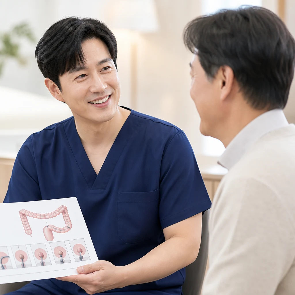서울다나운내과의원에서 대장용종절제 과정